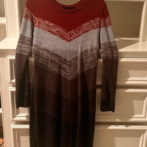 Women's Multicolor Chevron Sweater